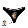 Picture of Custom Solid Solor Thong Sexy - Personalized Funny Photo Face Underwear for Women - Best Gift for Her