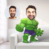 Picture of Custom Dolls Hulk Body Shaped Pillow Gifts｜Best Gift Idea for Birthday, Thanksgiving, Christmas etc.