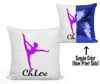 Picture of Personalized Ballet Girl Magic Photo Sequin Pillow | Custom equin Pillow | Best Gift Idea for Birthday, Thanksgiving, Christmas etc.