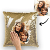 Picture of Personalized Magic Photo Sequin Pillow | Anniversary Gift | Best Gift Idea for Birthday, Thanksgiving, Christmas etc.