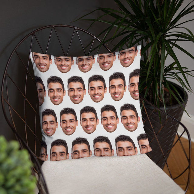 Picture of Custom Face Pillow | Custom Pillow | Custom Photo Pillow | Pillow with Photo | Personalized Pillow | Best Gift Idea for Birthday, Thanksgiving, Christmas etc.