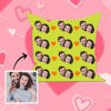 Picture of Custom Face Pillows For Best Friends | Couple Photo Pillows | Best Gift Idea for Birthday, Thanksgiving, Christmas etc.
