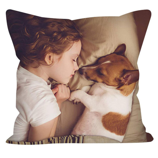 Picture of Personalized Throw Photo Pillow | Design With Your Lovely Photo | Best Gift Idea for Birthday, Thanksgiving, Christmas etc.