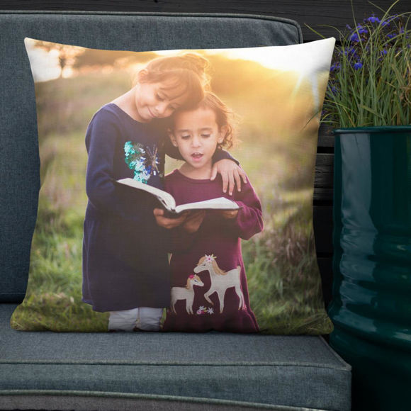 Picture of Personalized Throw Photo Pillow | Design With Your Lovely Photo | Best Gift Idea for Birthday, Thanksgiving, Christmas etc.