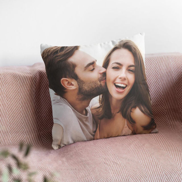 Picture of Personalized Throw Photo Pillow | Design With Your Lovely Photo | Best Gift Idea for Birthday, Thanksgiving, Christmas etc.