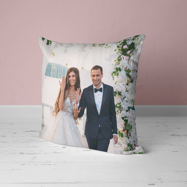 Picture of Personalized Throw Photo Pillow | Design With Your Lovely Photo | Best Gift Idea for Birthday, Thanksgiving, Christmas etc.