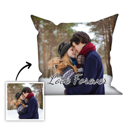 Picture of Personalized Throw Photo Pillow | Design With Your Lover & Family & Friends | Best Gift Idea for Birthday, Thanksgiving, Christmas etc.