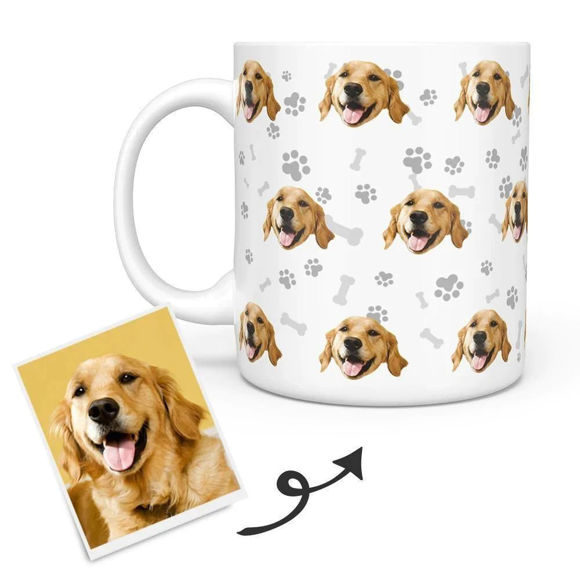 Picture of Custom Multi-avatar Pet Mug | The Most Personalized Coffee Cup | Best Gift Idea for Birthday, Thanksgiving, Christmas etc.