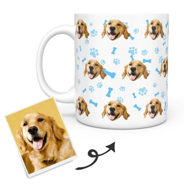 Picture of Custom Multi-avatar Pet Mug | The Most Personalized Coffee Cup | Best Gift Idea for Birthday, Thanksgiving, Christmas etc.