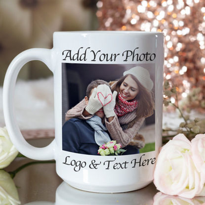 Picture of Personalized Photo Coffee Mug | Custom Coffee Mug | Dad Gifts | Gift for Him | Fathers Day Gifts | Mug with Photo | Gift for Mom | Best Gift Idea for Birthday, Thanksgiving, Christmas etc.