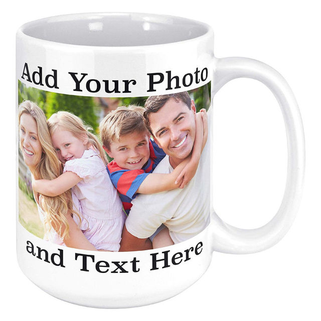 Picture of Personalized Photo Coffee Mug | Custom Coffee Mug | Dad Gifts | Gift for Him | Fathers Day Gifts | Mug with Photo | Gift for Mom | Best Gift Idea for Birthday, Thanksgiving, Christmas etc.