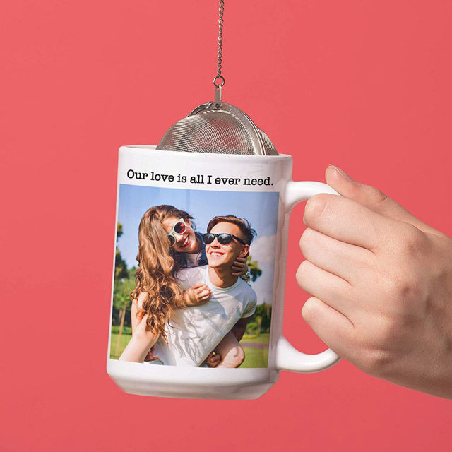 Picture of Personalized Photo Coffee Mug | Custom Coffee Mug | Dad Gifts | Gift for Him | Fathers Day Gifts | Mug with Photo | Gift for Mom | Best Gift Idea for Birthday, Thanksgiving, Christmas etc.