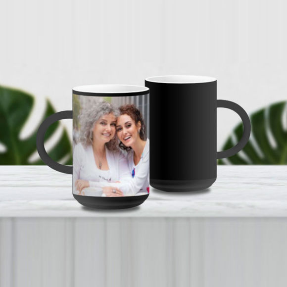 Picture of Personalized Magic Photo Mug | Your Lovely Photo on Your Daily Use Mug | Best Gift Idea for Birthday, Thanksgiving, Christmas etc.