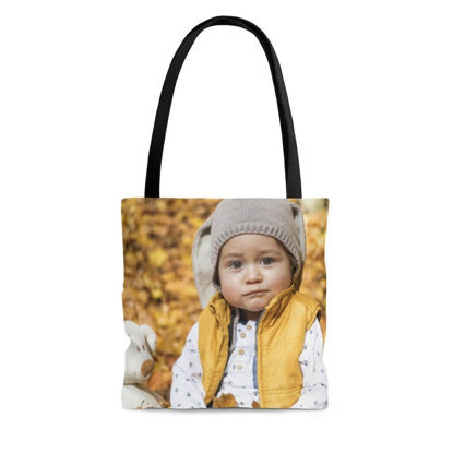 Picture of Personalize with Your Baby Photos Tote Bag | Best Gift Idea for Birthday, Thanksgiving, Christmas etc.