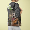 Picture of Personalize with Your Family and Lovely Pets Photos Tote Bag | Best Gifts Idea for Birthday, Thanksgiving, Christmas etc.