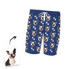 Picture of Custom Home Shorts Pajama Pants Pet Feet Multicolor - Personalized Photo Face copy Unisex Pajama Pants - Best Gift for Family and Friends