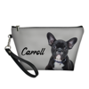 Picture of Custom Photo Portable Cosmetic Bag | Personalized Pet Photo Make Up Bag | Personalized Pet Photo And Name | Custom Gifts For Pet Lovers | Best Gifts Idea for Birthday, Thanksgiving, Christmas etc.