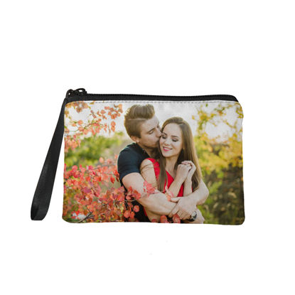 Picture of Custom Couple Photo Portable Coin Purse | Personalized Photo Coin Purse | Personaliezed Gifts For Valentine's Day | Best Gifts Idea for Birthday, Thanksgiving, Christmas etc.