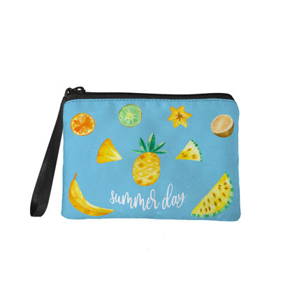 Picture of Custom Fruits Portable Coin Purse | Personalized Name Coin Purse | Personaliezed Gifts | Best Gifts Idea for Birthday, Thanksgiving, Christmas etc.