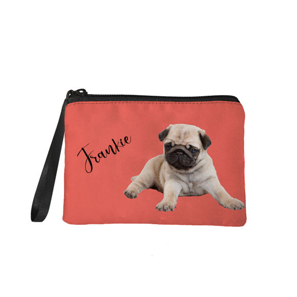 Picture of Custom Pet Photo Portable Coin Purse | Personalized Pet Photo Coin Purse | Personalized Pet Photo And Name | Personaliezed Gifts For Pet Lovers | Best Gifts Idea for Birthday, Thanksgiving, Christmas etc.
