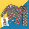 Picture of Custom Love Colorful Full Pajamas - Personalized Face Copy Unisex Pajamas - Best Gift for Family, Friend