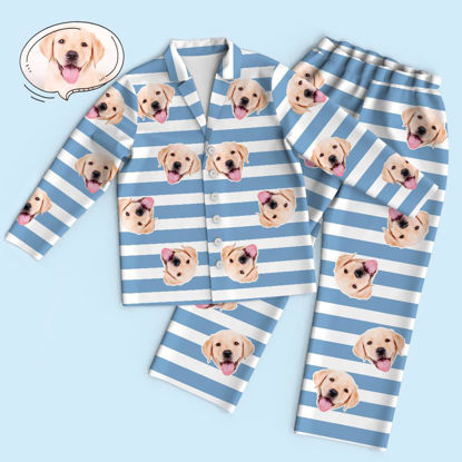Picture of Custom Pet Pajamas Custom Pajamas For Your Puppy- Personalized Face Copy Unisex Pajamas - Best Gift For Family, Friend