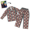 Picture of Custom Pet Love Full Pajamas - Personalized Face Copy Unisex Pajamas - Best Gift For Family, Friend