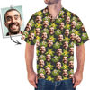 Picture of Custom Face Photo Hawaiian Shirt - Personalize Face Shirt - All Over Print Hawaiian Shirt - Best Gifts for Men - Beach Party T-Shirts as Holiday Gifts