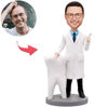 Picture of Custom Bobbleheads: Male Dentist| Personalized Bobbleheads for the Special Someone as a Unique Gift Idea｜Best Gift Idea for Birthday, Thanksgiving, Christmas etc.