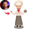 Picture of Custom Bobbleheads: Male Chef | Personalized Bobbleheads for the Special Someone as a Unique Gift Idea｜Best Gift Idea for Birthday, Thanksgiving, Christmas etc.