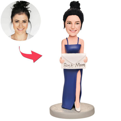 Picture of Custom Bobbleheads: Fashion Mom | Personalized Bobbleheads for the Special Someone as a Unique Gift Idea｜Best Gift Idea for Birthday, Thanksgiving, Christmas etc.