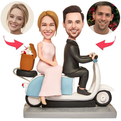 Picture of Custom Bobbleheads: Wedding Gift Honeymoon Trip Bobbleheads | Personalized Bobbleheads for the Special Someone as a Unique Gift Idea｜Best Gift Idea for Birthday, Thanksgiving, Christmas etc.