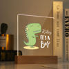 Picture of Dinosaur Boy Night Light | Personalized It With Your Kid's Name | Best Gifts Idea for Birthday, Thanksgiving, Christmas etc.
