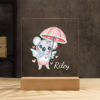 Picture of Umbrella Koala Night Light｜Personalized It With Your Kid's Name｜Best Gift Idea for Birthday, Thanksgiving, Christmas etc.