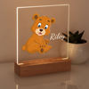 Picture of Sitting Bear Night Light｜Personalized It With Your Kid's Name｜Best Gift Idea for Birthday, Thanksgiving, Christmas etc.
