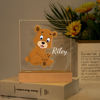Picture of Sitting Bear Night Light｜Personalized It With Your Kid's Name｜Best Gift Idea for Birthday, Thanksgiving, Christmas etc.