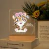 Picture of Sitting Tiger Night Light｜Personalized It With Your Kid's Name｜Best Gift Idea for Birthday, Thanksgiving, Christmas etc.