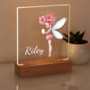Picture of Flower Fairy Holding An Egg Night Light｜Personalized It With Your Kid's Name｜Best Gift Idea for Birthday, Thanksgiving, Christmas etc.