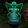 Picture of Personalized Solar Night Light ｜ Angel ｜Customized Garden Solar Light for Memorial