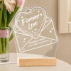 Picture of Love Mail Night Light with Irregular Shape ｜ Personalized It with Custom Text｜Best Gift Idea for Birthday, Thanksgiving, Christmas etc.