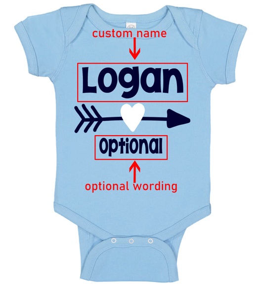 Picture of Personalized Photo Face Short - Sleeve Baby Onesies - Custom Face Baby Onesie - Baby Bodysuits - Baby Shower Gift