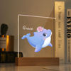 Picture of Blue Dolphin Night Light | Personalized It With Your Kid's Name | Best Gifts Idea for Birthday, Thanksgiving, Christmas etc.