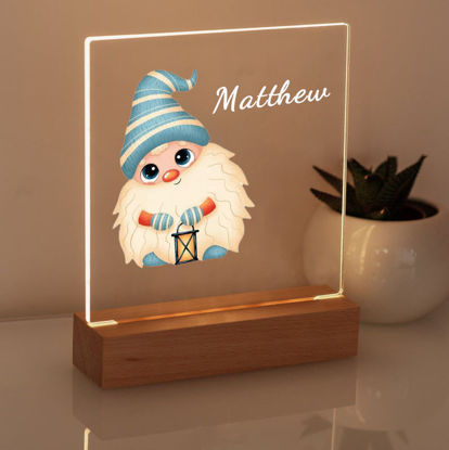 Picture of Dwarf with Lamp Night Light | Personalized It With Your Kid's Name | Best Gifts Idea for Birthday, Thanksgiving, Christmas etc.