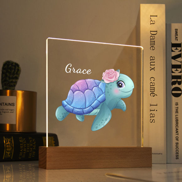 Picture of Green Turtle Night Light | Personalized It With Your Kid's Name | Best Gifts Idea for Birthday, Thanksgiving, Christmas etc. Green Turtle Night Light | Personalized It With Your Kid's Name | Best Gifts Idea for Birthday, Thanksgiving, Christmas etc.