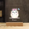 Picture of Hedgehog Night Light | Personalized It With Your Kid's Name | Best Gifts Idea for Birthday, Thanksgiving, Christmas etc.