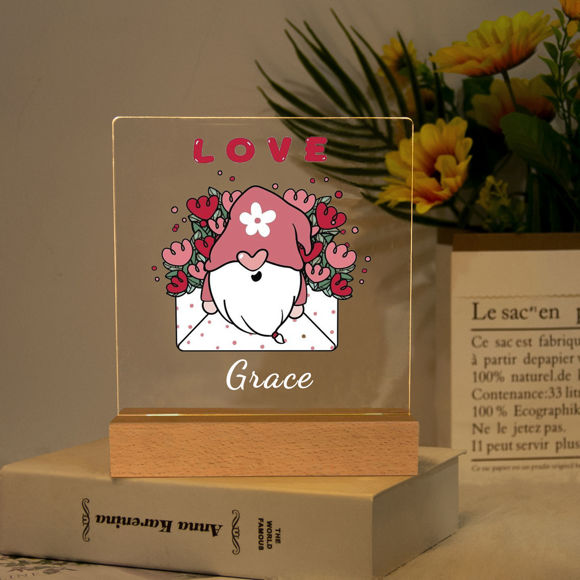 Picture of Love Mail Night Light | Personalized It With Your Kid's Name | Best Gifts Idea for Birthday, Thanksgiving, Christmas etc.