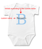 Picture of Personalized Photo Face Short - Sleeve Baby Onesies - Custom Face Baby Onesie - Baby Bodysuits - Onesies Infant Bodysuit with Personalized Name & Color