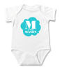 Picture of Personalized Photo Face Short - Sleeve Baby Onesies - Custom Face Baby Onesie - Baby Bodysuits - Onesies Infant Bodysuit with Personalized Name & Color - IS FOR