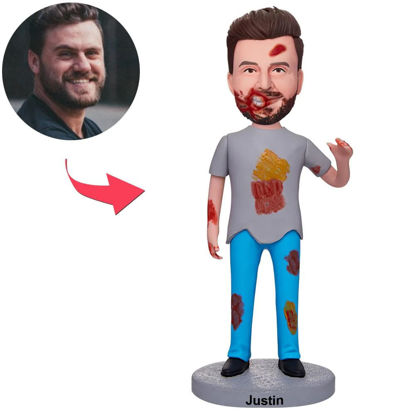 Picture of Custom Bobbleheads: Halloween Gifts - Zombie Men | Personalized Bobbleheads for the Special Someone as a Unique Gift Idea｜Best Gift Idea for Birthday, Thanksgiving, Christmas etc.