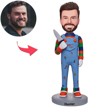 Picture of Custom Bobbleheads: No Shouting! Horrifying Men| Personalized Bobbleheads for the Special Someone as a Unique Gift Idea｜Best Gift Idea for Birthday, Thanksgiving, Christmas etc.